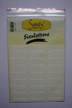 8 st. Sandy-art succes sierstickers wit 8507, Hobby en Vrije tijd, Verzenden, Nieuw, Overige thema's, Overige typen