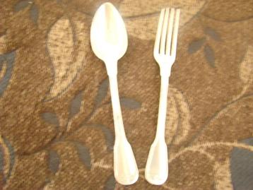 Lepel / vork  ( Zilver beschikbaar voor biedingen