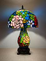 Tiffany Stijl Lamp met Bloemenmotief, Ophalen of Verzenden