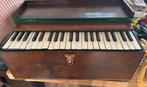 Antiek Harmonium in Houten Kist, Muziek en Instrumenten, Orgels, Ophalen of Verzenden, Gebruikt, 1 klavier, Harmonium