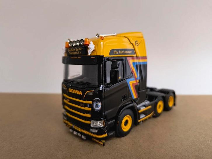 Wsi Scania Gerben Buiter, Hobby en Vrije tijd, Modelauto's | 1:50, Zo goed als nieuw, Bus of Vrachtwagen, Wsi, Ophalen of Verzenden
