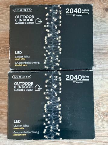Lumineo Cluster LED Kerstverlichting  2040 Lampjes 17 Meter beschikbaar voor biedingen
