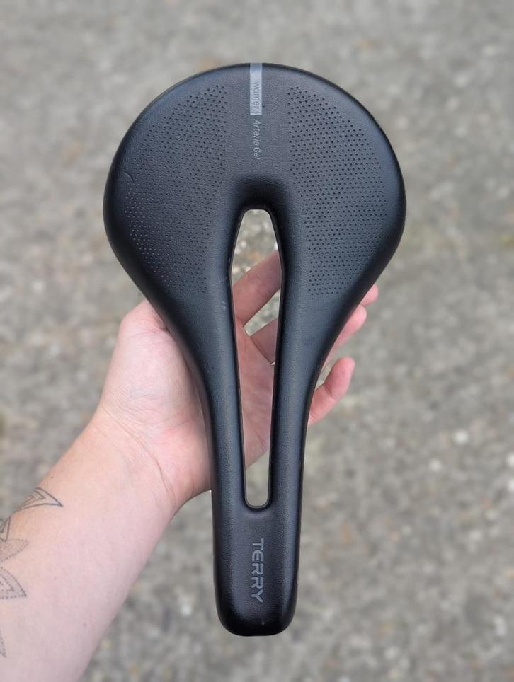 Terry Butterfly zadel, Fietsen en Brommers, Fietsonderdelen, Zo goed als nieuw, Algemeen, Zadel, Ophalen