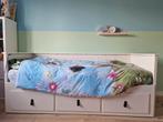 Hemnes uitschuifbaar bed incl matrassen, Huis en Inrichting, Ophalen, Gebruikt, Eenpersoons, Wit