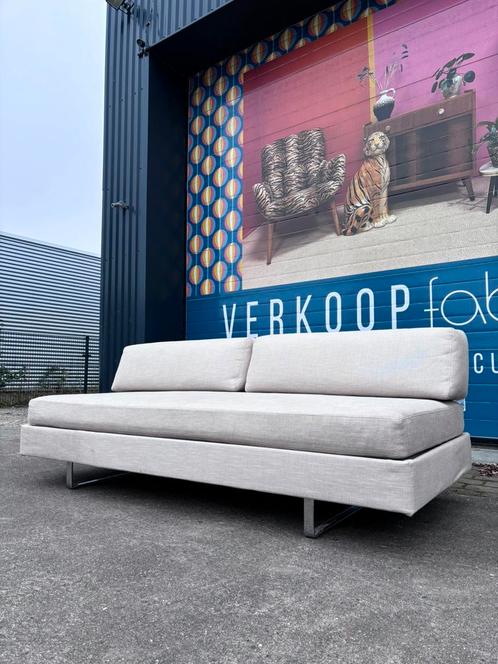 Vintage bank slaapbank, Huis en Inrichting, Banken | Bankstellen, Gebruikt, Minder dan 150 cm, Ophalen