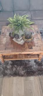 Riviera Maison  driftwood salon tafel 90x90x48, Huis en Inrichting, Tafels | Salontafels, 50 tot 100 cm, Rond, Minder dan 50 cm