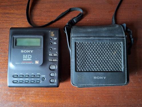 Sony MZ-1 minidiscspeler met tas Let op! Lees advertentie!, Audio, Tv en Foto, Walkmans, Discmans en Minidiscspelers, Minidisc-recorder