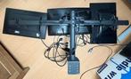 Te koop een Conrad  monitor beugel 3 monitoren., Computers en Software, Monitoren, Ophalen, Zo goed als nieuw, Curved, Overige typen