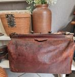 Originele brocante leren dokterstas, Ophalen of Verzenden