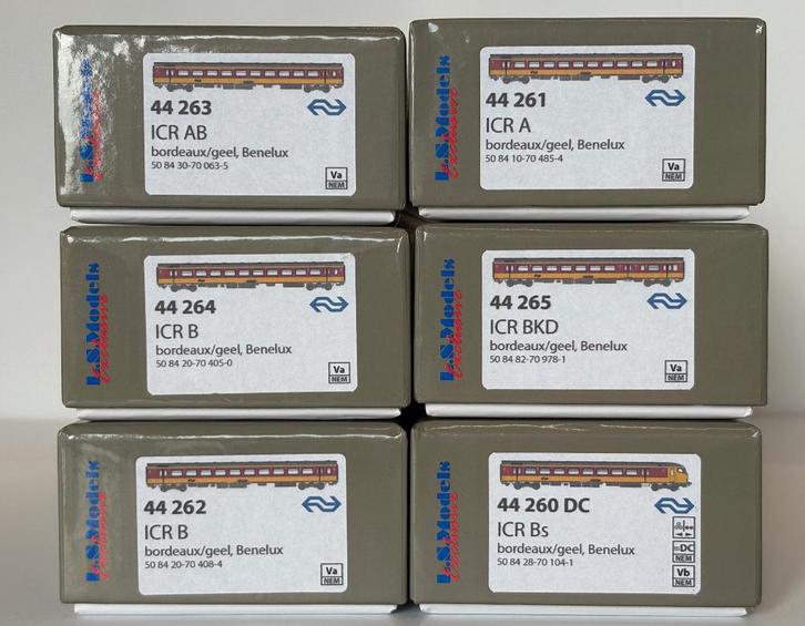 NS ICR Benelux LS-Models, Hobby en Vrije tijd, Modeltreinen | H0, Nieuw, Treinset, Gelijkstroom, Overige merken, NS, Ophalen