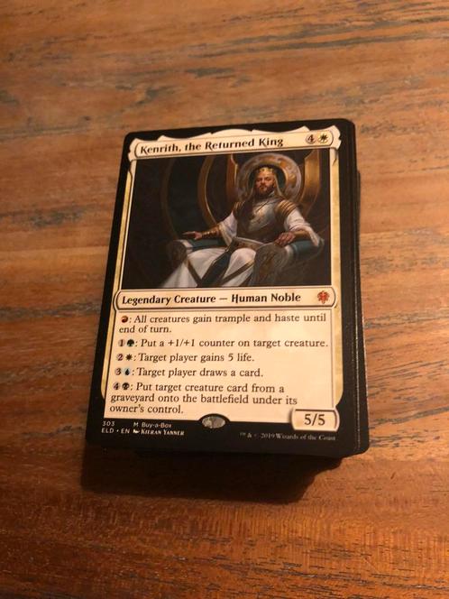Mtg commander deck kenrith, Hobby en Vrije tijd, Verzamelkaartspellen | Magic the Gathering, Zo goed als nieuw, Speeldeck, Ophalen of Verzenden