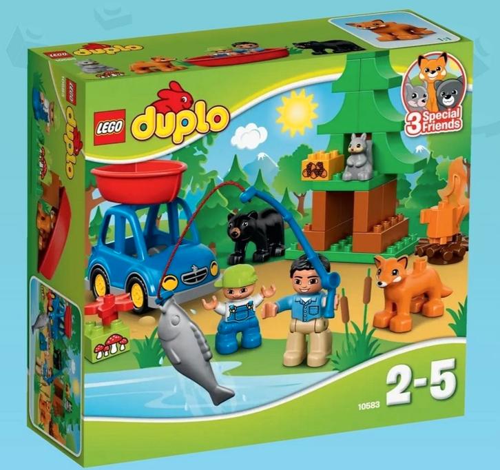 Duplo Bos vistochtje (10583), Kinderen en Baby's, Speelgoed | Duplo en Lego, Zo goed als nieuw, Duplo, Complete set, Ophalen