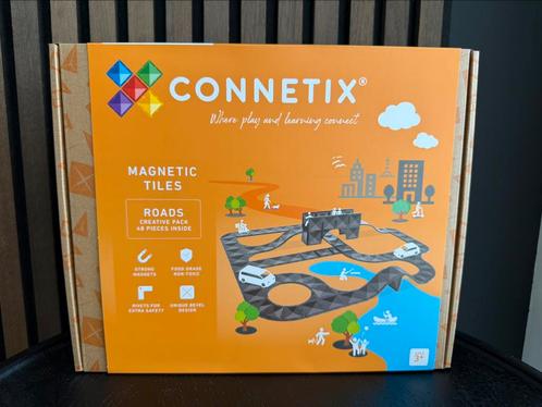 Connetix Roads 48pc, Kinderen en Baby's, Speelgoed | Educatief en Creatief, Nieuw, Bouwen, Ontdekken, Ophalen of Verzenden