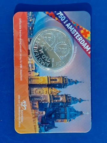 5 Euro Amsterdam 750 Jaar Coincard 2024 UNC beschikbaar voor biedingen