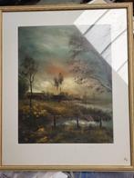 Schilderij, Huis en Inrichting, Woonaccessoires | Schilderijen, Tekeningen en Foto's, Ophalen, Gebruikt, 50 tot 75 cm, Schilderij