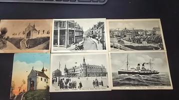 Diverse oude Ansichtkaarten 1925 tot 1929. beschikbaar voor biedingen