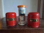 Oude spaarpotten, Rijkspostspaarbank/Rabobank., Verzamelen, Spaarpotten, Ophalen of Verzenden, Gebruikt, Metaal of Blik, Overige thema's
