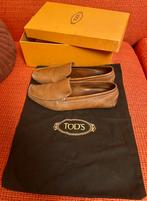 Vintage leren loafers Tod's cognac bruin maat 37, Bruin, Verzenden, Instappers, Zo goed als nieuw
