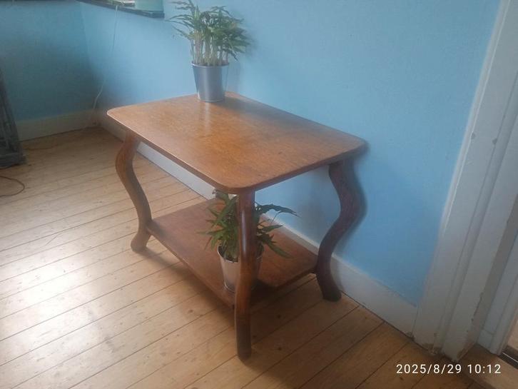 Art Deco salon- bijzet- side- koffietafel schitterende poot, Antiek en Kunst, Antiek | Meubels | Tafels, Ophalen