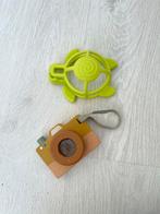 Houten Camera & Bijtspeeltje Schildpad - Leuke Set!, Kinderen en Baby's, Speelgoed | Houten speelgoed, Ophalen of Verzenden, Gebruikt