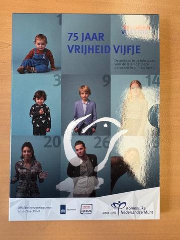 75 jaar vrijheid vijfje proof 2020 beschikbaar voor biedingen