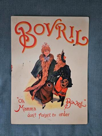 ☆OPRUIMING☆ Leuke Brocante Vintage Reclameplaat Bovril beschikbaar voor biedingen