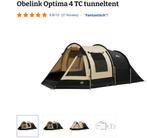 Obelink Optima 4 TC tunneltent, Ophalen, Zo goed als nieuw, Tot en met 4