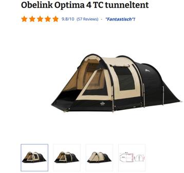 Obelink Optima 4 TC tunneltent beschikbaar voor biedingen