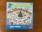 "That's Life" Kerst Puzzel 1000 stukjes 'Goliath', Ophalen of Verzenden, 500 t/m 1500 stukjes, Zo goed als nieuw