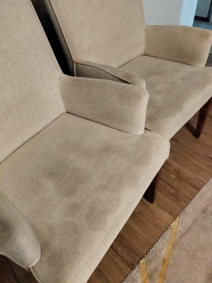 Set van 2 vintage woonkamerstoelen, Huis en Inrichting, Fauteuils, Ophalen of Verzenden