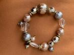 Hippie boho armband LBVYR elastiek, Ophalen of Verzenden, Zo goed als nieuw, Elastiek, Roze