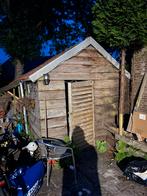 Houten Berging / Tuinkast - Gebruikt, Tuin en Terras, Bergingen en Tuinkasten, Ophalen, Gebruikt, Hout, Overige typen