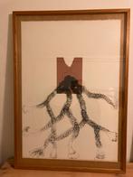 Zeefdruk Ansuya Blom, Ophalen