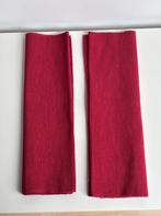 2x bordeauxrode placemats, Ophalen of Verzenden, Zo goed als nieuw, Rood, Placemat