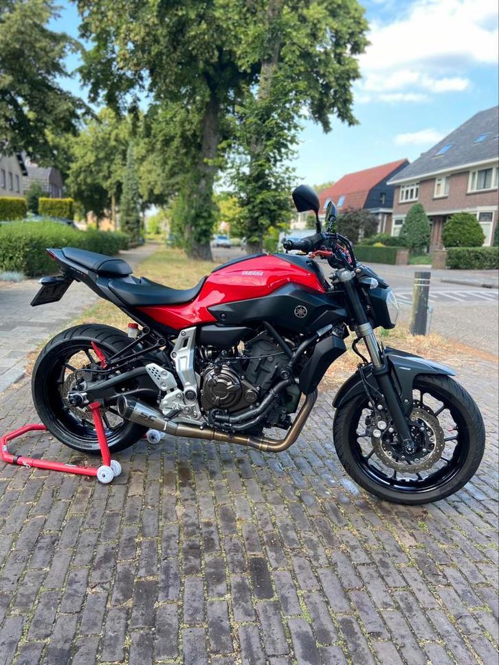 Yamaha MT07 35kw A2 rijbewijs, Motoren, Motoren | Yamaha, Particulier, Naked bike, 12 t/m 35 kW, 2 cilinders, Minimaal motorrijbewijs A2