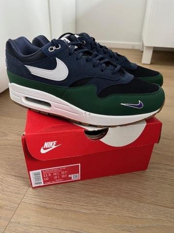 Nike Air Max 1 '87 QS Obsidian/White-Midnight Navy - Maat 44 beschikbaar voor biedingen