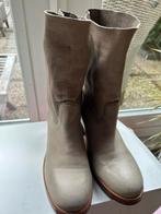 Shabbies Amsterdam laarsjes mt 39 beige leer, Kleding | Dames, Ophalen of Verzenden, Zo goed als nieuw, Beige