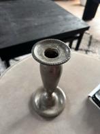 Tinnen Kandelaar / Vaasje met Merk, Ophalen of Verzenden, Overige materialen