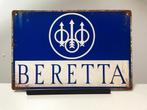 Beretta metalen reclamebord / wandbord (Old Look), Reclamebord, Nieuw, Ophalen of Verzenden, Pand50