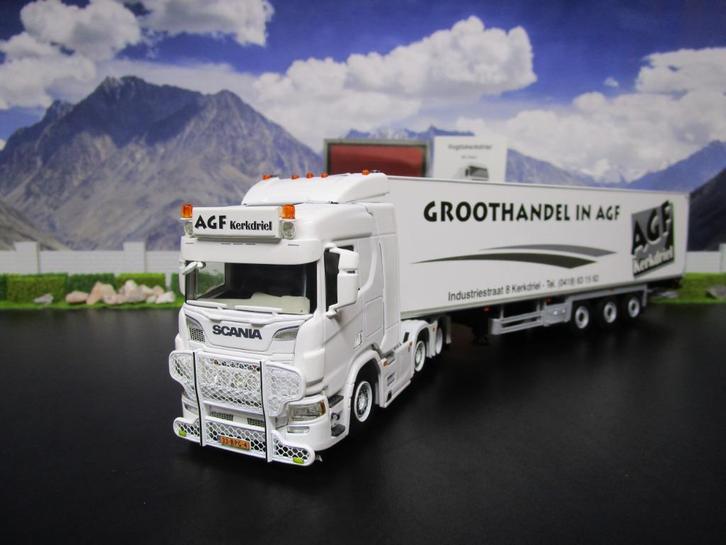 Wsi 01-3771 AGF Kerkdriel , Scania R Normal CR20N, Hobby en Vrije tijd, Modelauto's | 1:50, Nieuw, Bus of Vrachtwagen, Wsi, Ophalen