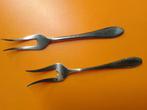 2 Vleesvorken: Gero Zilmeta en Gero Alpacca, Ophalen of Verzenden, Gebruikt, Rvs of Chroom, Los bestek