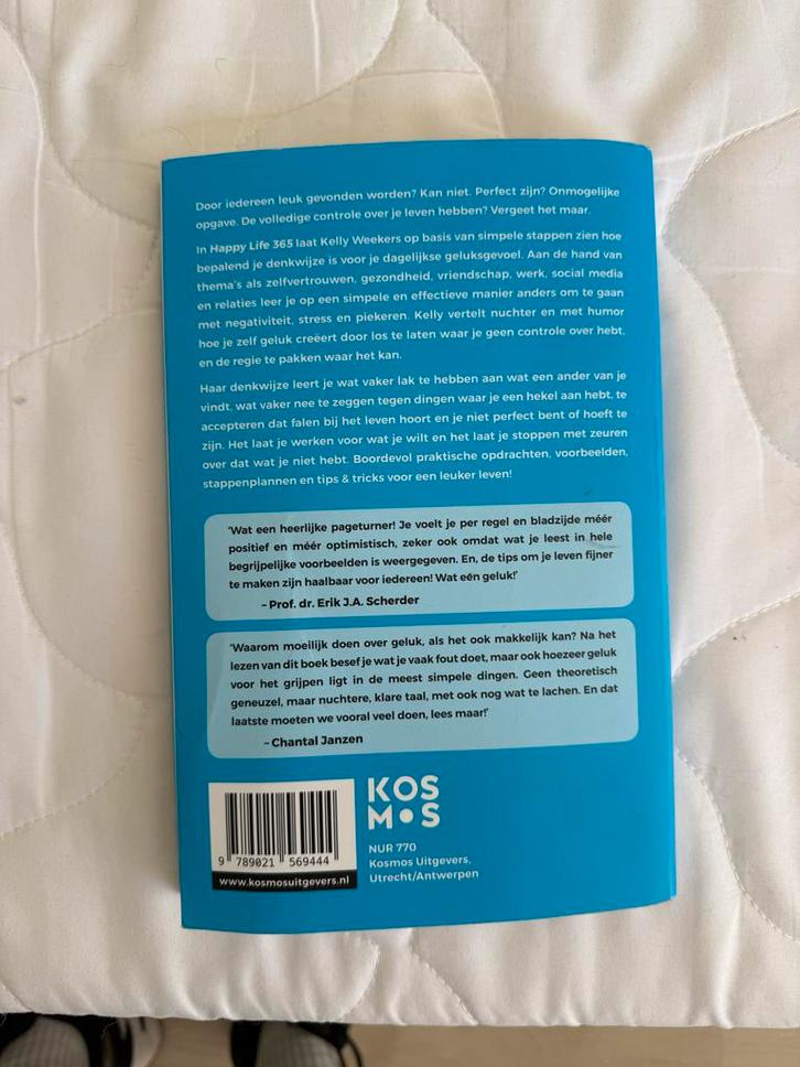 Happy Life 365 - Kelly Weekers, Boeken, Psychologie, Zo goed als nieuw, Overige onderwerpen, Ophalen of Verzenden
