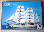 Zeilschip met bewapening 1000 stukjes - compleet, Ophalen of Verzenden, 500 t/m 1500 stukjes, Zo goed als nieuw, Legpuzzel