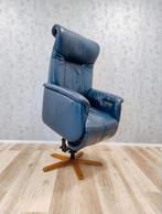 Prominent Göteborg leren sta op stoel relax fauteuil zgan, Leer, Ophalen of Verzenden, Zo goed als nieuw