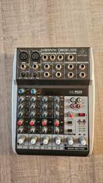 Behringer Xenyx Q802USB Mengpaneel, Ophalen of Verzenden, Zo goed als nieuw, 5 tot 10 kanalen, Microfooningang