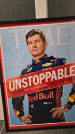 Max Verstappen Time Magazine Poster - Ingelijst, Huis en Inrichting, Nieuw, Ophalen of Verzenden, Foto of Poster, 75 cm of meer
