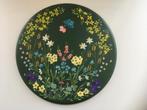Handbeschilderd veldboeket wandbord of onderzetter, Ophalen of Verzenden, Gebruikt