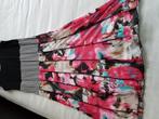 Jurk Sao Paulo stretch zwart roze  38 / M nieuw, Maat 38/40 (M), Zwart, Nieuw, Ophalen of Verzenden