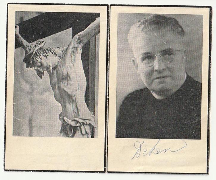 Mgr. Prof. COBBENHAGEN Kamerheer Gulpen 1893 Tilburg 1954, Verzamelen, Bidprentjes en Rouwkaarten, Bidprentje, Verzenden