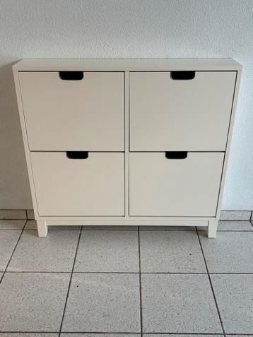 IKEA Stall Schoenenkast 4 vakken, wit, 96x17x90 cm beschikbaar voor biedingen